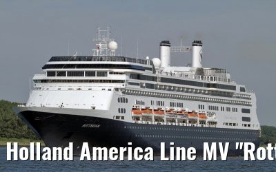 Holland America Line MV "Rotterdam" departing Rotterdam, 14. June 2011