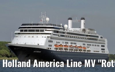 Holland America Line MV "Rotterdam" departing Rotterdam, 14. June 2011