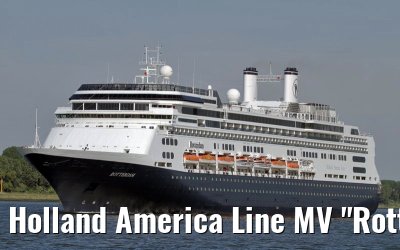 Holland America Line MV "Rotterdam" departing Rotterdam, 14. June 2011