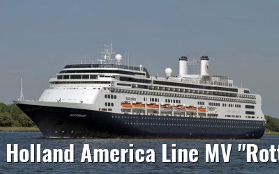 Holland America Line MV "Rotterdam" departing Rotterdam, 14. June 2011