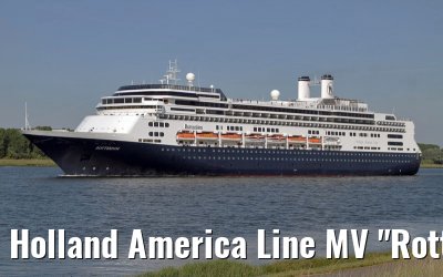 Holland America Line MV "Rotterdam" departing Rotterdam, 14. June 2011