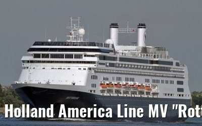 Holland America Line MV "Rotterdam" departing Rotterdam, 14. June 2011