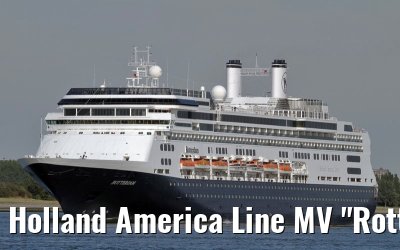 Holland America Line MV "Rotterdam" departing Rotterdam, 14. June 2011