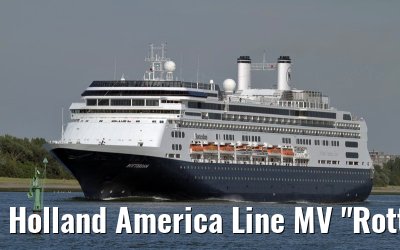Holland America Line MV "Rotterdam" departing Rotterdam, 14. June 2011