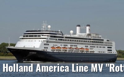 Holland America Line MV "Rotterdam" departing Rotterdam, 14. June 2011