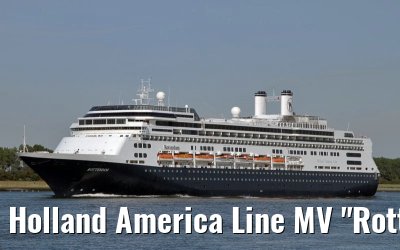 Holland America Line MV "Rotterdam" departing Rotterdam, 14. June 2011