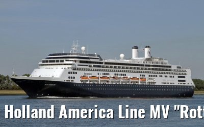 Holland America Line MV "Rotterdam" departing Rotterdam, 14. June 2011