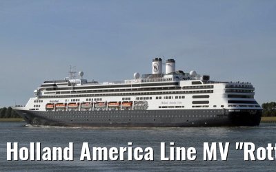 Holland America Line MV "Rotterdam" departing Rotterdam, 14. June 2011