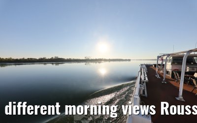 different morning views Rousse Prestige Danube