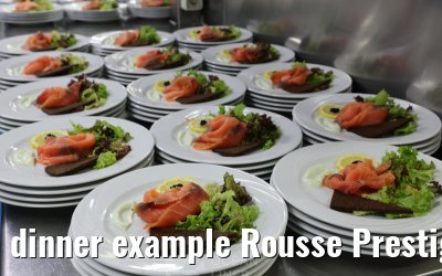 dinner example Rousse Prestige