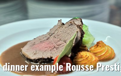 dinner example Rousse Prestige