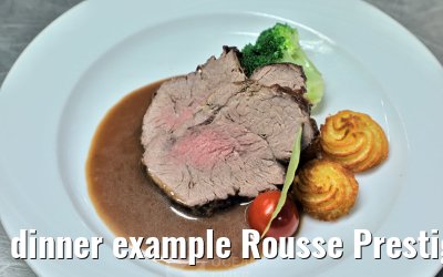 dinner example Rousse Prestige