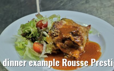 dinner example Rousse Prestige