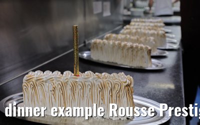dinner example Rousse Prestige