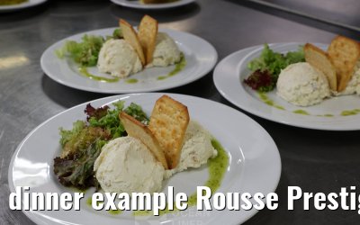 dinner example Rousse Prestige