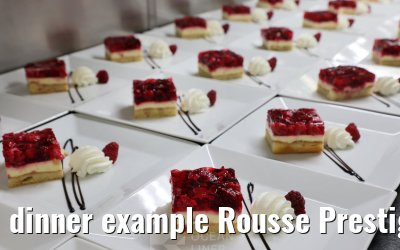 dinner example Rousse Prestige
