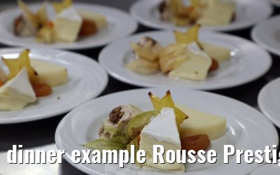 dinner example Rousse Prestige