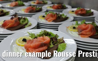 dinner example Rousse Prestige