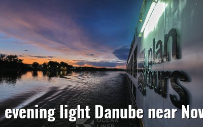 evening light Danube near Novi Sad Rousse Prestige