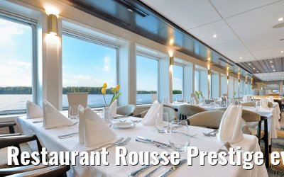 Restaurant Rousse Prestige evening set-up