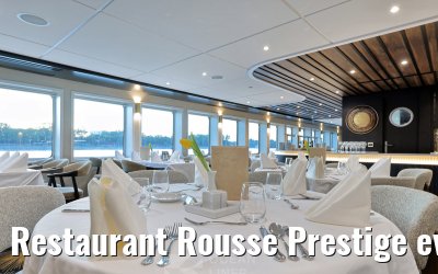 Restaurant Rousse Prestige evening set-up