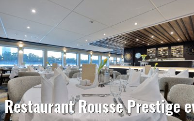 Restaurant Rousse Prestige evening set-up