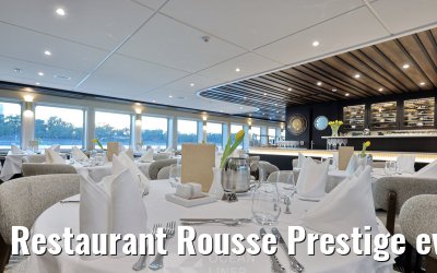 Restaurant Rousse Prestige evening set-up