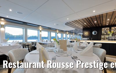 Restaurant Rousse Prestige evening set-up