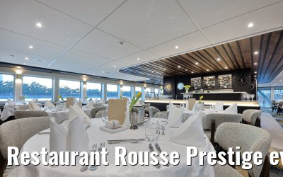 Restaurant Rousse Prestige evening set-up
