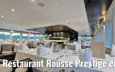 Restaurant Rousse Prestige evening set-up