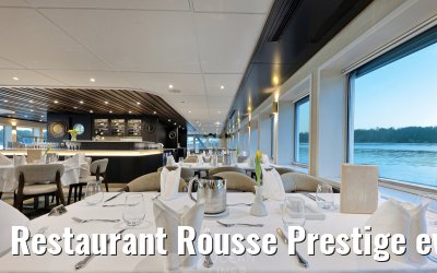 Restaurant Rousse Prestige evening set-up