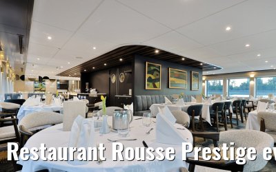 Restaurant Rousse Prestige evening set-up