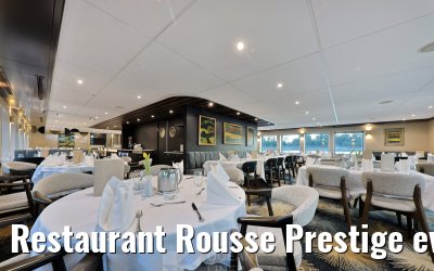 Restaurant Rousse Prestige evening set-up