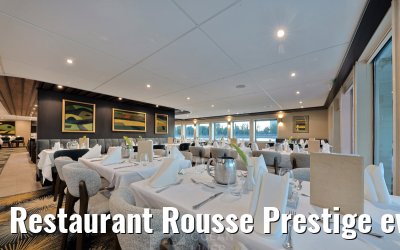 Restaurant Rousse Prestige evening set-up