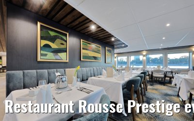 Restaurant Rousse Prestige evening set-up