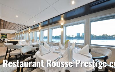 Restaurant Rousse Prestige evening set-up