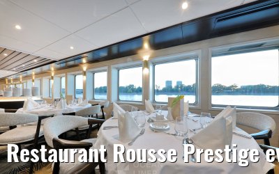 Restaurant Rousse Prestige evening set-up