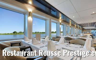 Restaurant Rousse Prestige evening set-up