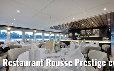 Restaurant Rousse Prestige evening set-up