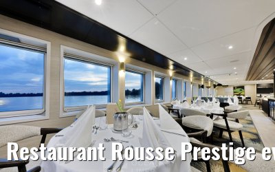 Restaurant Rousse Prestige evening set-up