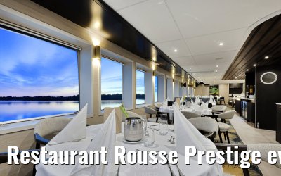 Restaurant Rousse Prestige evening set-up