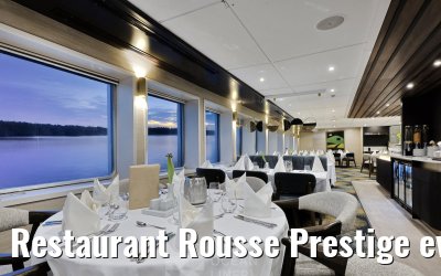 Restaurant Rousse Prestige evening set-up
