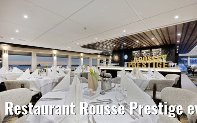 Restaurant Rousse Prestige evening set-up