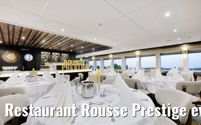 Restaurant Rousse Prestige evening set-up