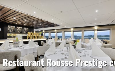 Restaurant Rousse Prestige evening set-up