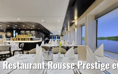 Restaurant Rousse Prestige evening set-up