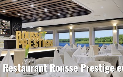 Restaurant Rousse Prestige evening set-up