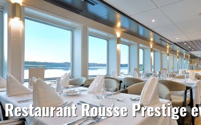 Restaurant Rousse Prestige evening set-up