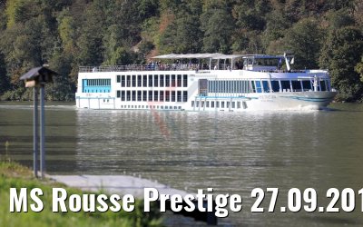 MS Rousse Prestige 27.09.2018 bei Obernzell