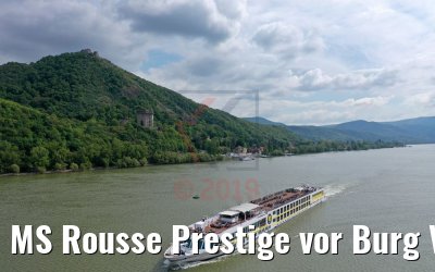 MS Rousse Prestige vor Burg Visegrad 30.04.2019